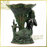 INPHIC-進口尼泊爾青銅美人魚花瓶擺件家居工藝品